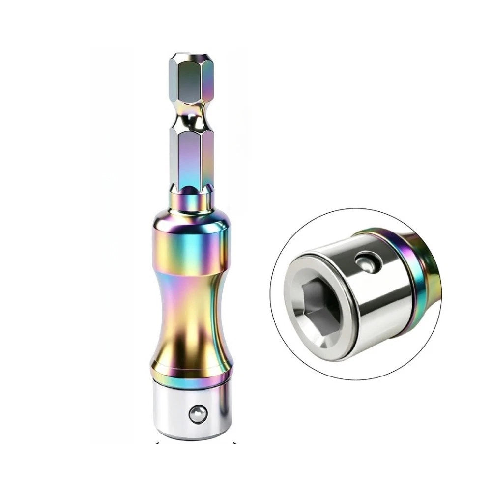 Steel Ball Locking Socket Adapter with Hex Shank for 6.35mm Applications
