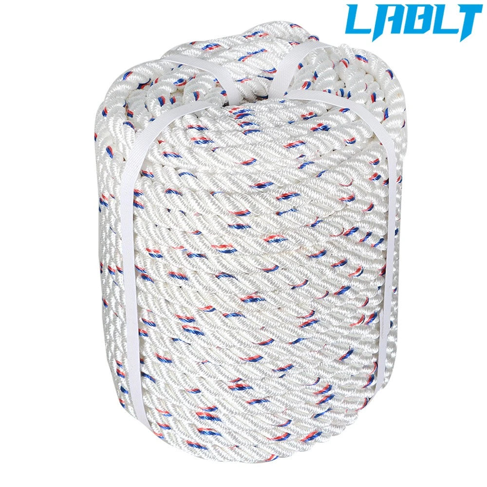 5/8" x 150' Double Braid Polyester Bull Rope for Arborist (LABLT)