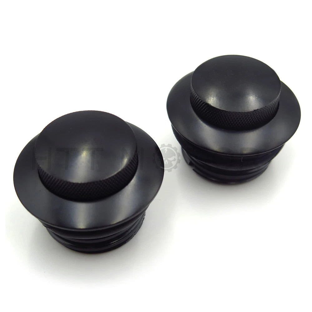 Pop Up Gas Cap Set for Harley (1982–2010) - Vented, Reverse Thread