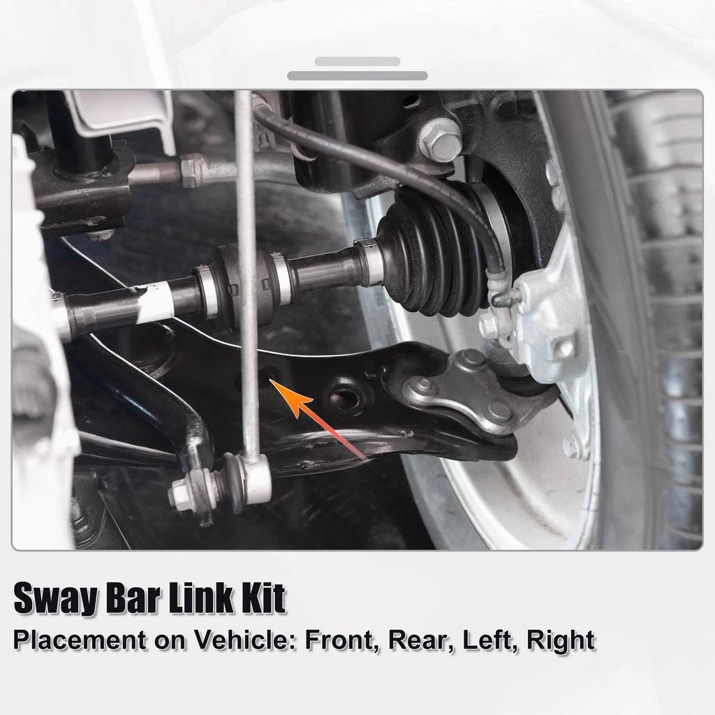 4 Pcs Front Rear Sway Bar Links Stabilizer for Hyundai Elantra (2013–2020)