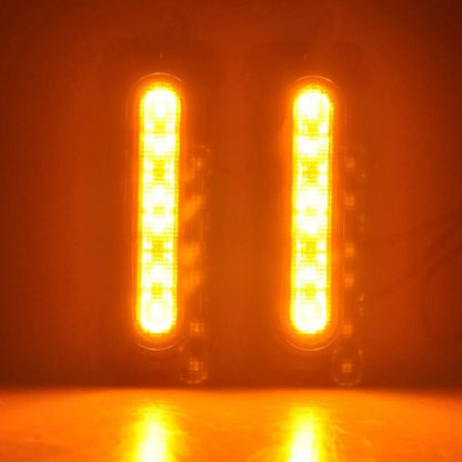 1.25 " Highway Crash Bar Engine Guard Driving Light Turn Signal Light Lamp Kit