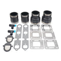 Set of 2 Exhaust Manifold Kit for Mercruiser 3" GM 229 262 CID (70981A3, 32-90949)