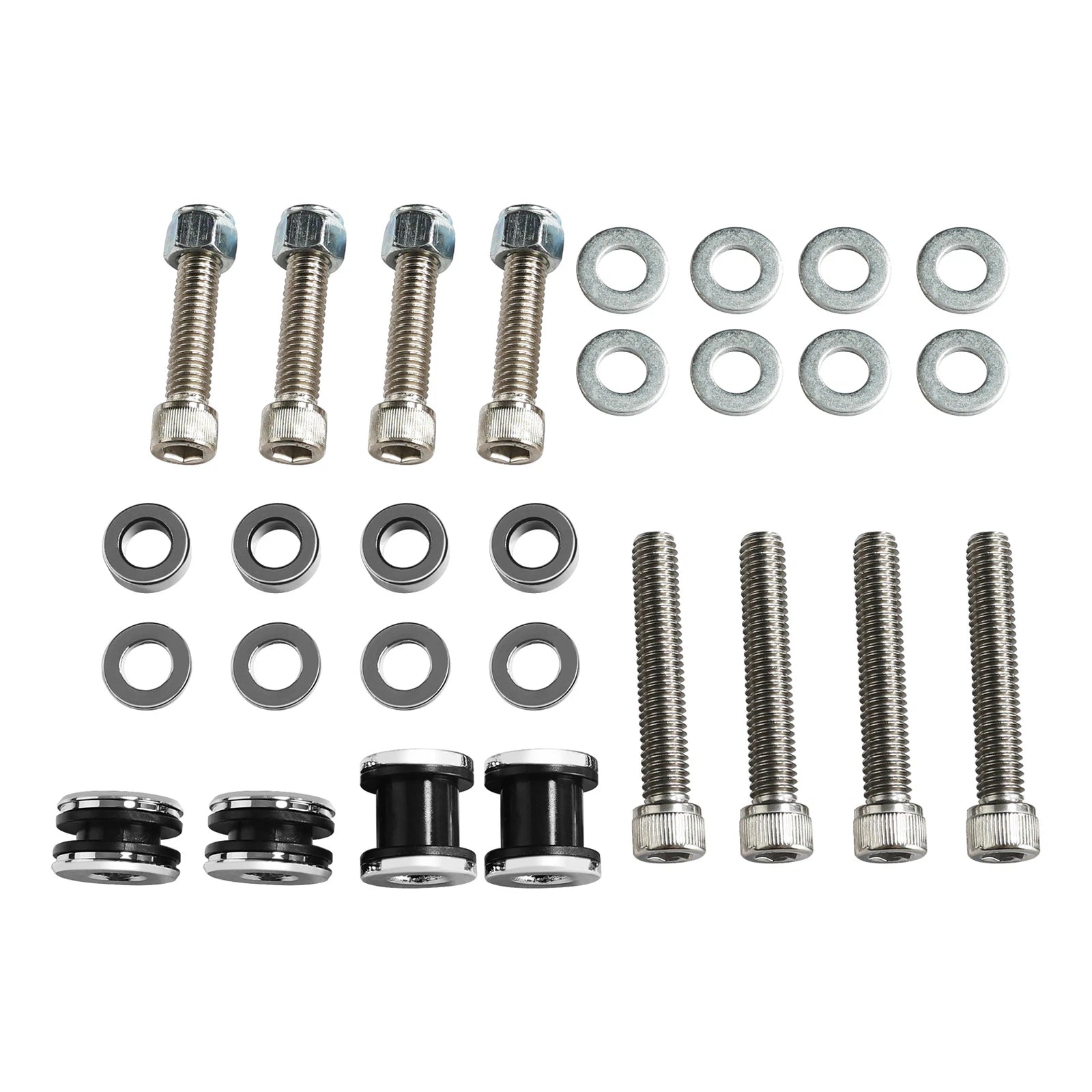 Sissy Bar Docking Hardware Kit for Harley Softail Deluxe Fat Boy (2008–2017)