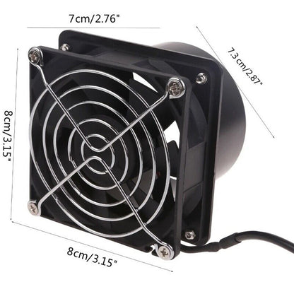 USB Adjustable Speed Smoke Absorber Fume Extractor Fan for Clean Workspace