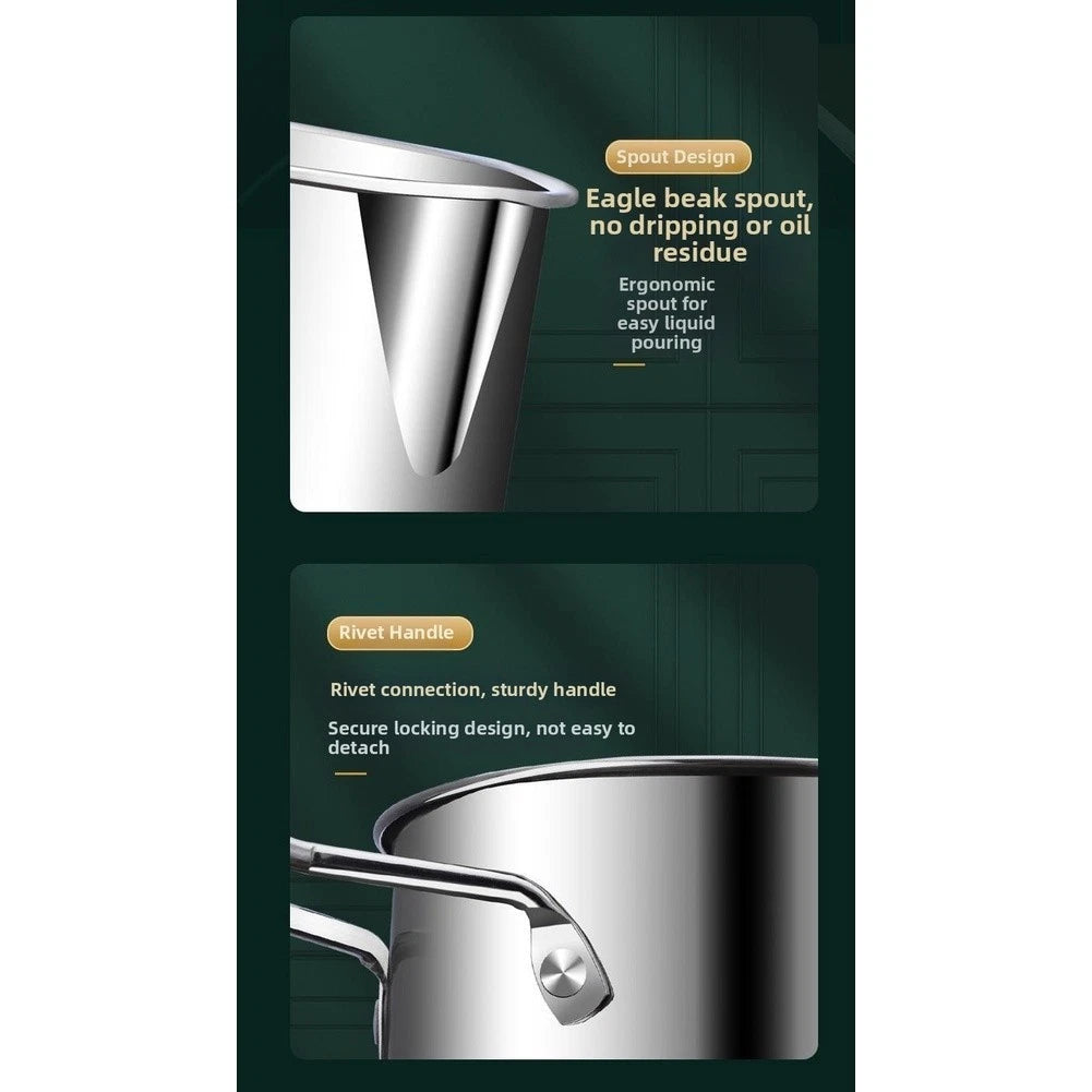 Deep Fryer Pan for Frying and Heating