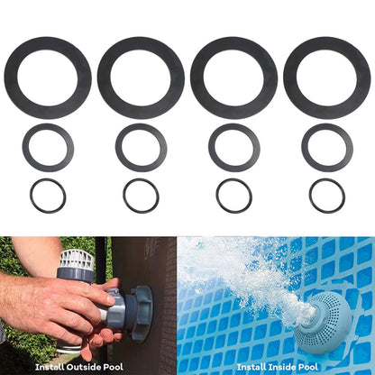 Rubber Washer Kit for Intex Pool Parts (Essential for Leak Prevention)