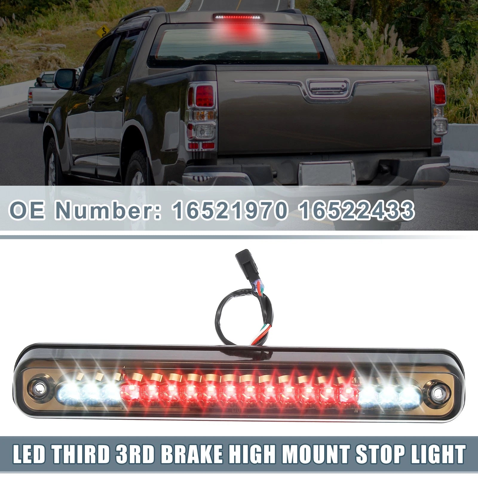 High Mount Stop Light Replacement for Chevrolet Silverado 1500 (2007–2013)