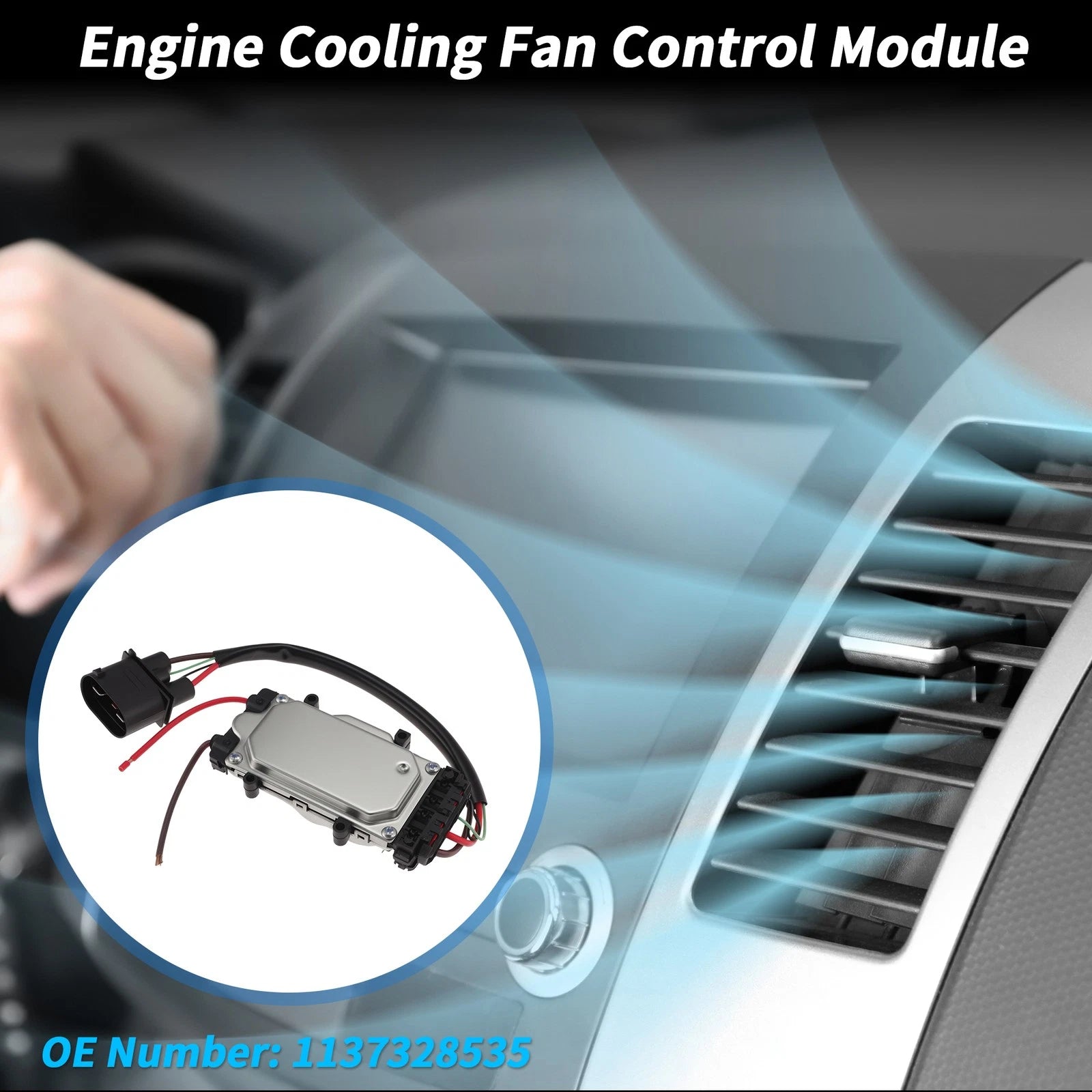 Engine Cooling Fan Control Module Replacement for Audi Q7 (2007–2009)