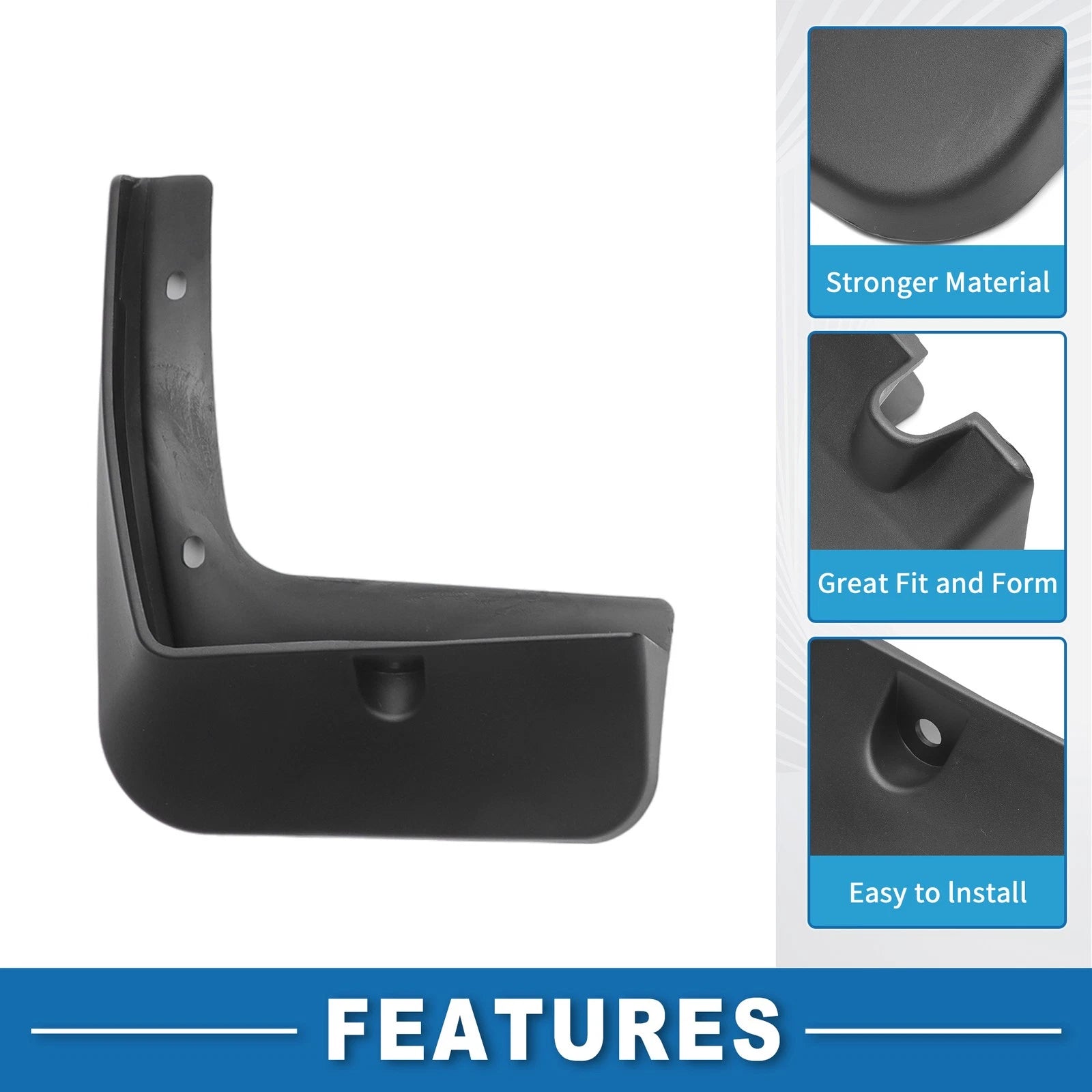 Mud Flap Splash Guard Front Set for Hyundai Elantra (2017–2019)