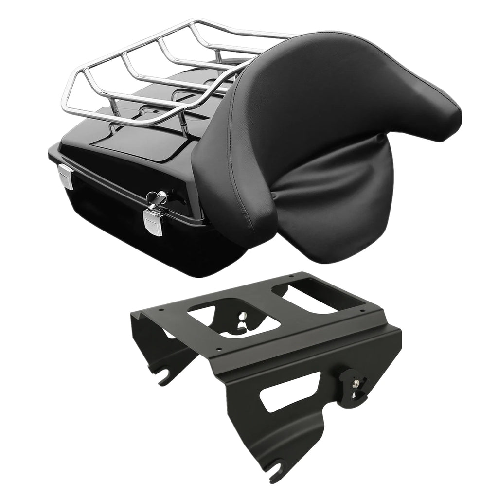 Chopped Trunk Backrest Pad for Harley Touring (2009–2013)