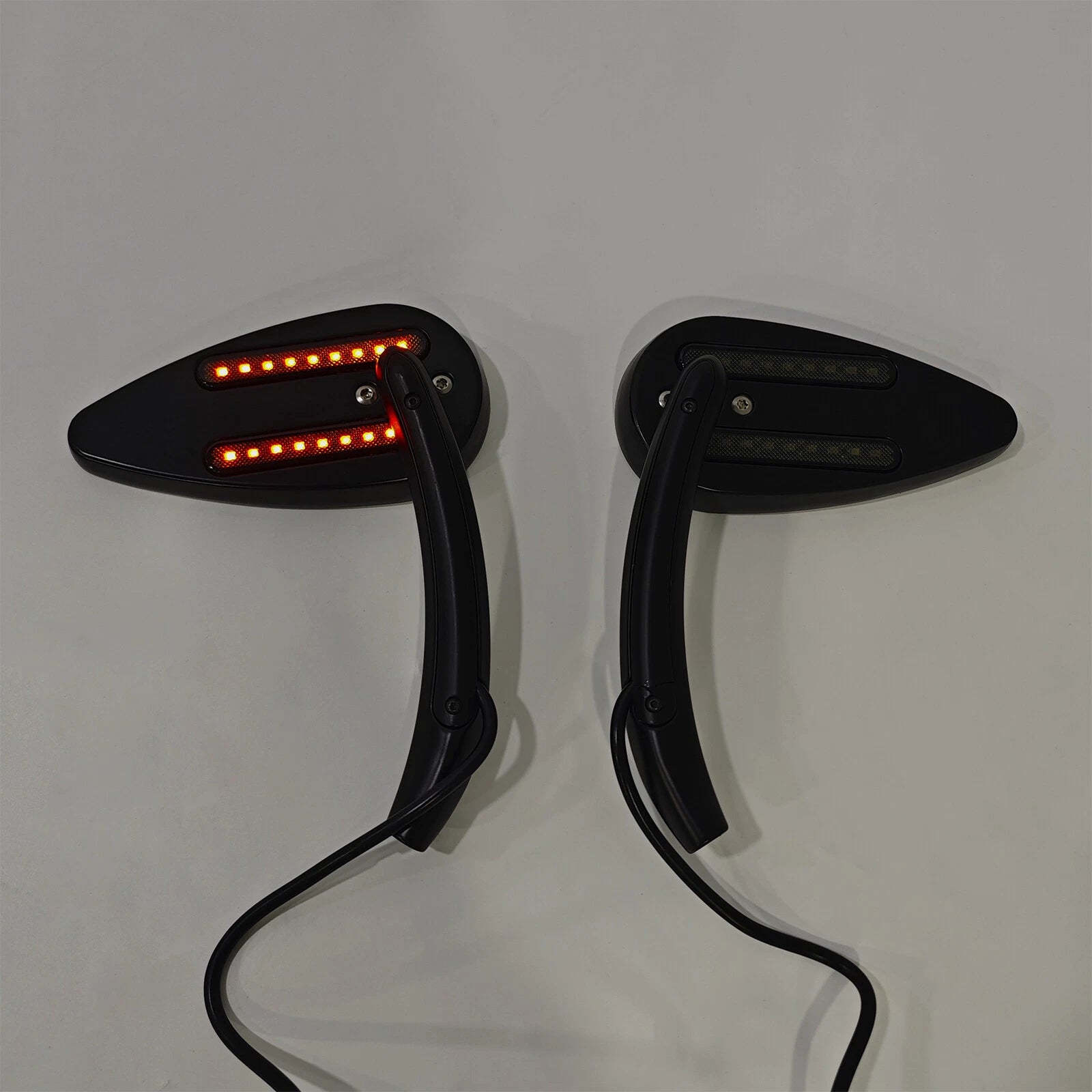 LED Turn Signal Mirrors for Harley Sportster 883 1200 (1990–2021)