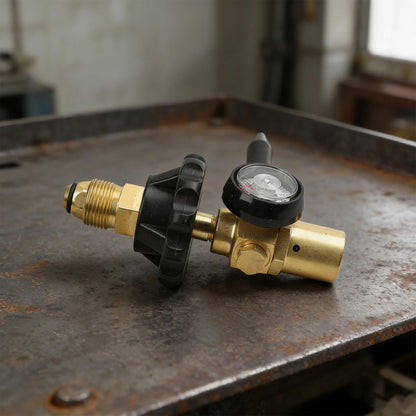 CGA580 Valve Helium Regulator for (1-10 Bar, 20 M³h Flow Rate)