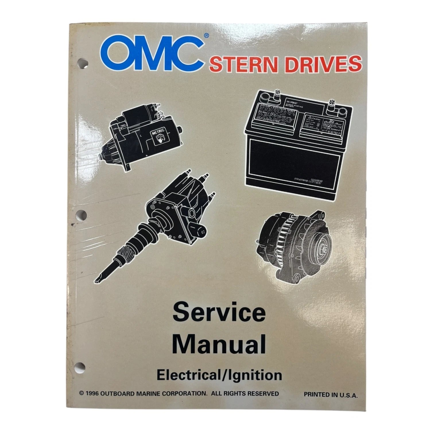 OMC Stern Drives Electrical/Ignition Service Manual 507283 (1996)