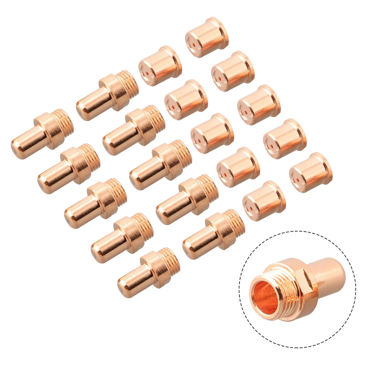 Electrodes and Nozzle Tips Bundle for cebora CP70 Plasma Cutter Torch