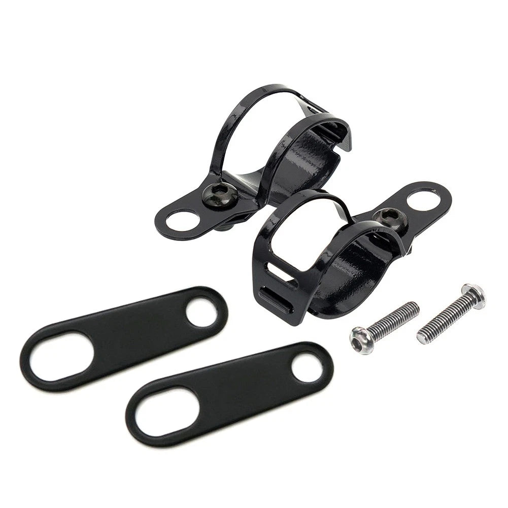 Motorcycle Turn Signal Relocater Holder Fork Clamps Shock Bracket For Cafe Racer