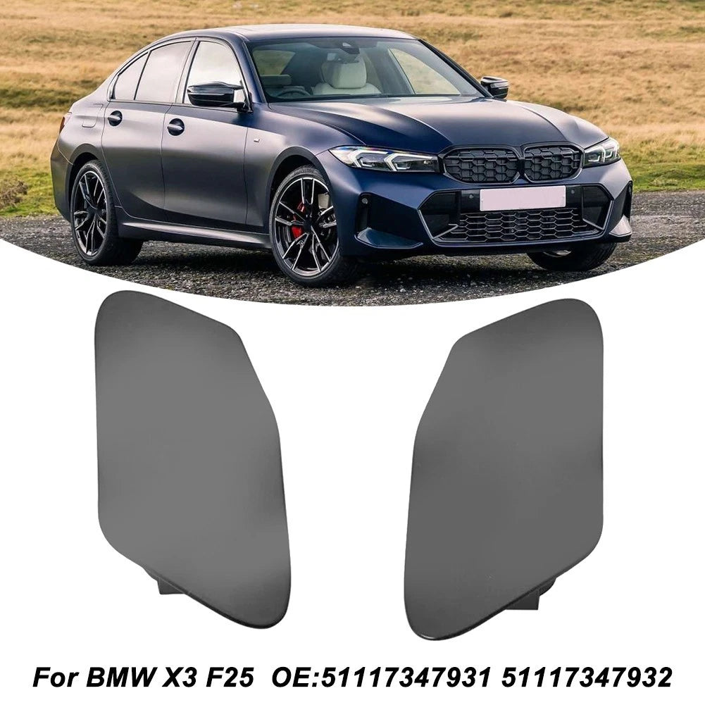 Headlight Washer Nozzle Cover Set for BMW (2010–2017) - Left & Right