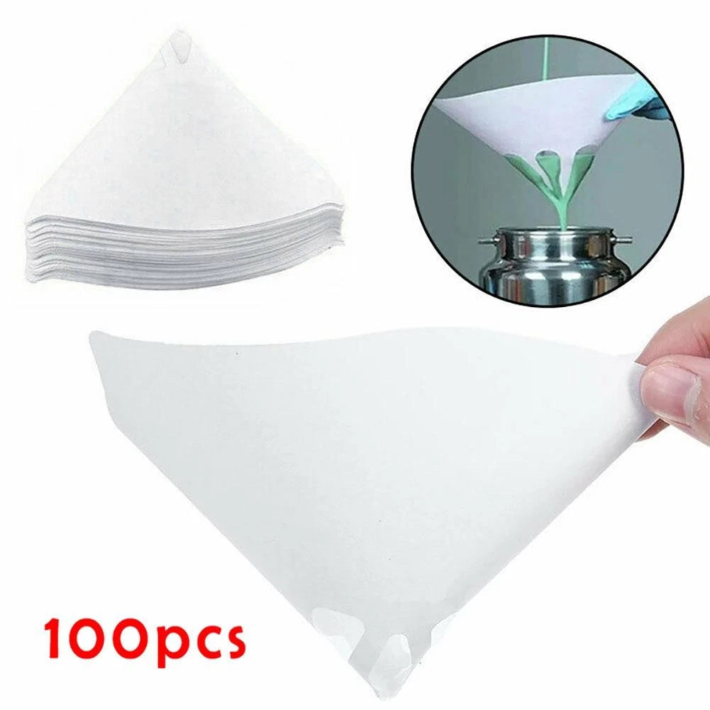 100PCS Paint Strainers Fine Filter for Automotive Paintwork (190)