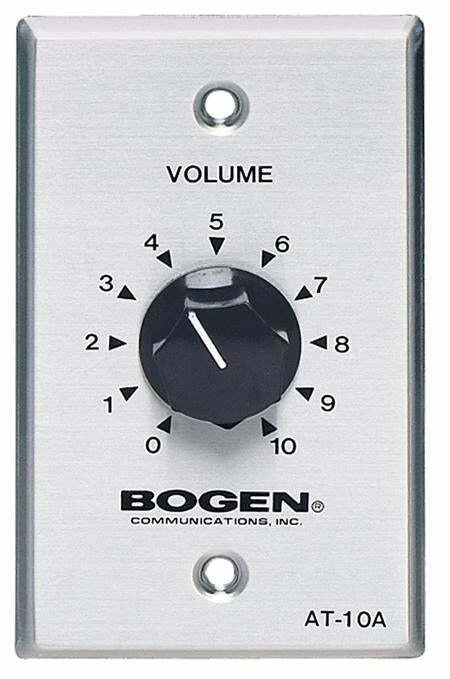 Bogen AT10A 10 Watt Attenuator for Single Gang
