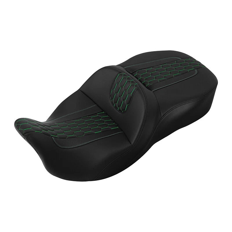 Driver Passenger Seat for Harley Electra Glide, Street Glide, Road King (2009–2023)