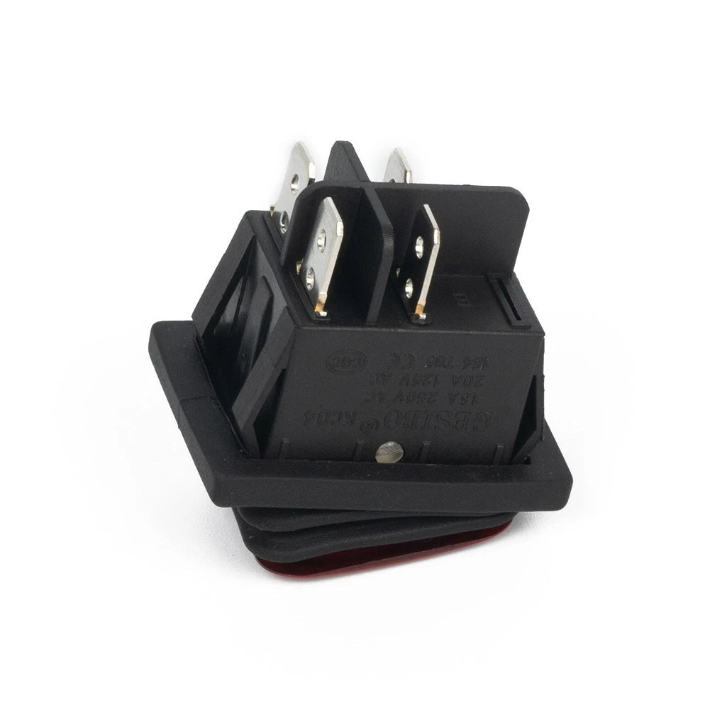 Rocker Switch DPST Waterproof 20A for Automotive Applications