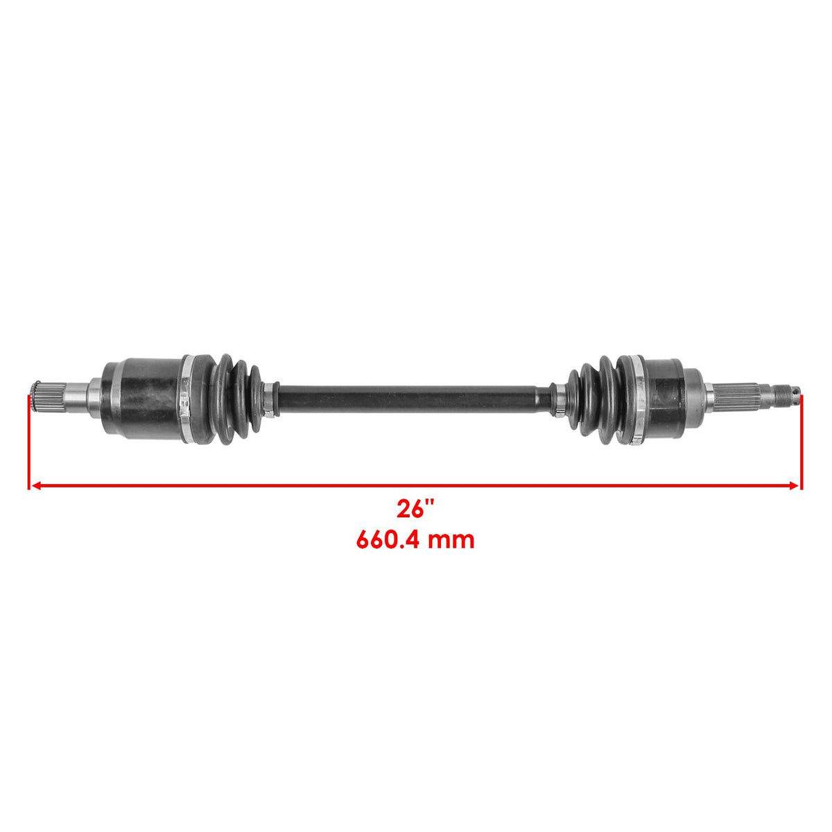 Caltric Rear Left CV Joint Axle Replacement for Honda Accord (2003–2007)