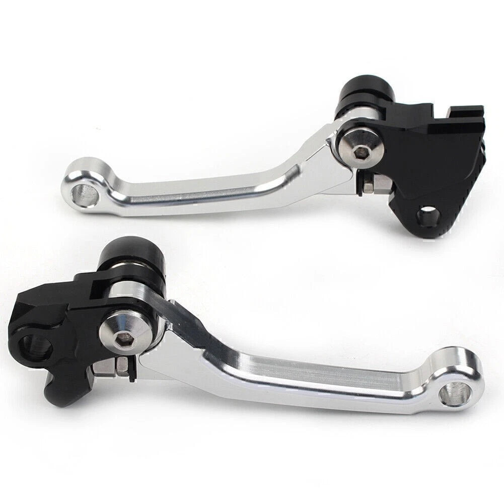 Brake Lever Clutch Lever Set for Kawasaki KX450F (2006–2012) Silver