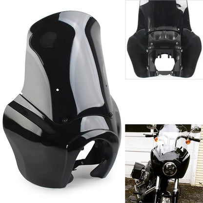 Front Fairing Windshield Black for Harley Davidson Dyna Wide Glide (2006–2017)
