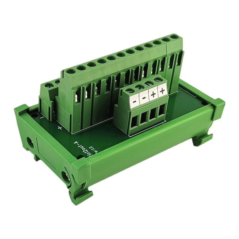 2X Power Distribution Terminal Block for Compact Control Panels