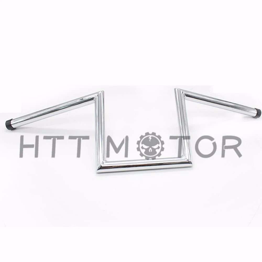 8" Rise 4" Pullback Ape-Hanger Z-Bars for Harley XL Sportster Dyna