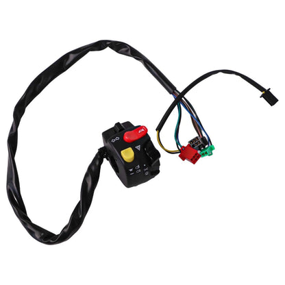 Compact ABS Motorcycle Switch with Stylish Black Finish for Daily Commuting