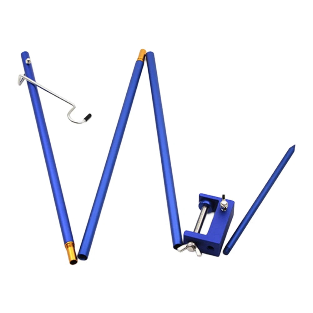 Folding Outdoor Lamp Stand for (120cm Tall, Aluminum Alloy)