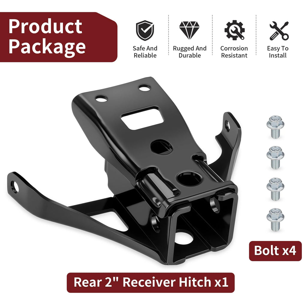 2" Receiver Hitch for Yamaha Kodiak 450, Grizzly 700 (B16-F85H0-V0-00)