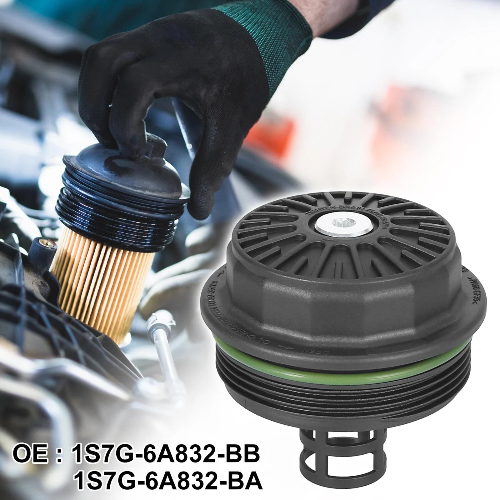 Oil Filter Cap Assembly Housing Replacement for Ford Escape Mazda Tribute (2001–2012)