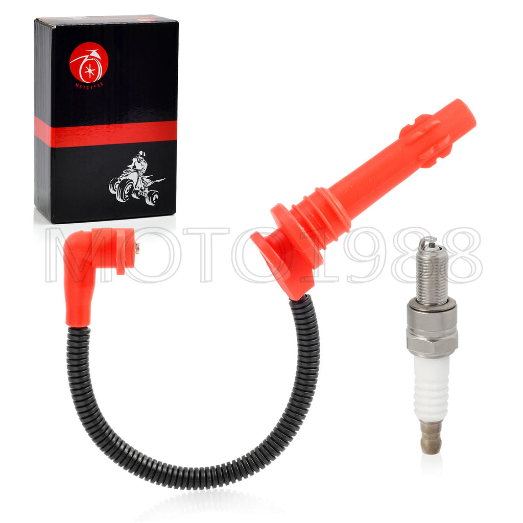Ignition Coil Cap with Wire & Spark Plug for Polaris Sportsman 450 HO (2016–2017)