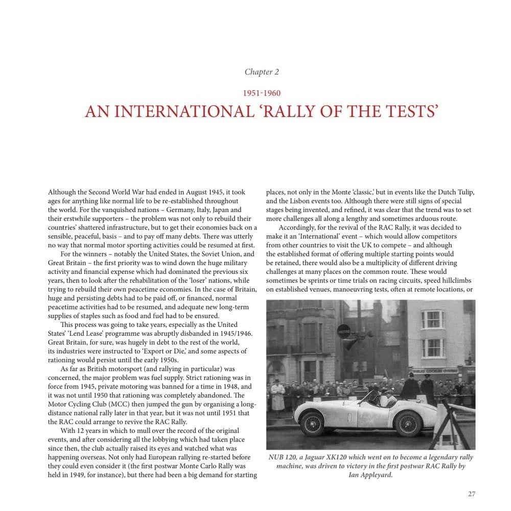 The British Rally Experience Illustrated History (Paperback)