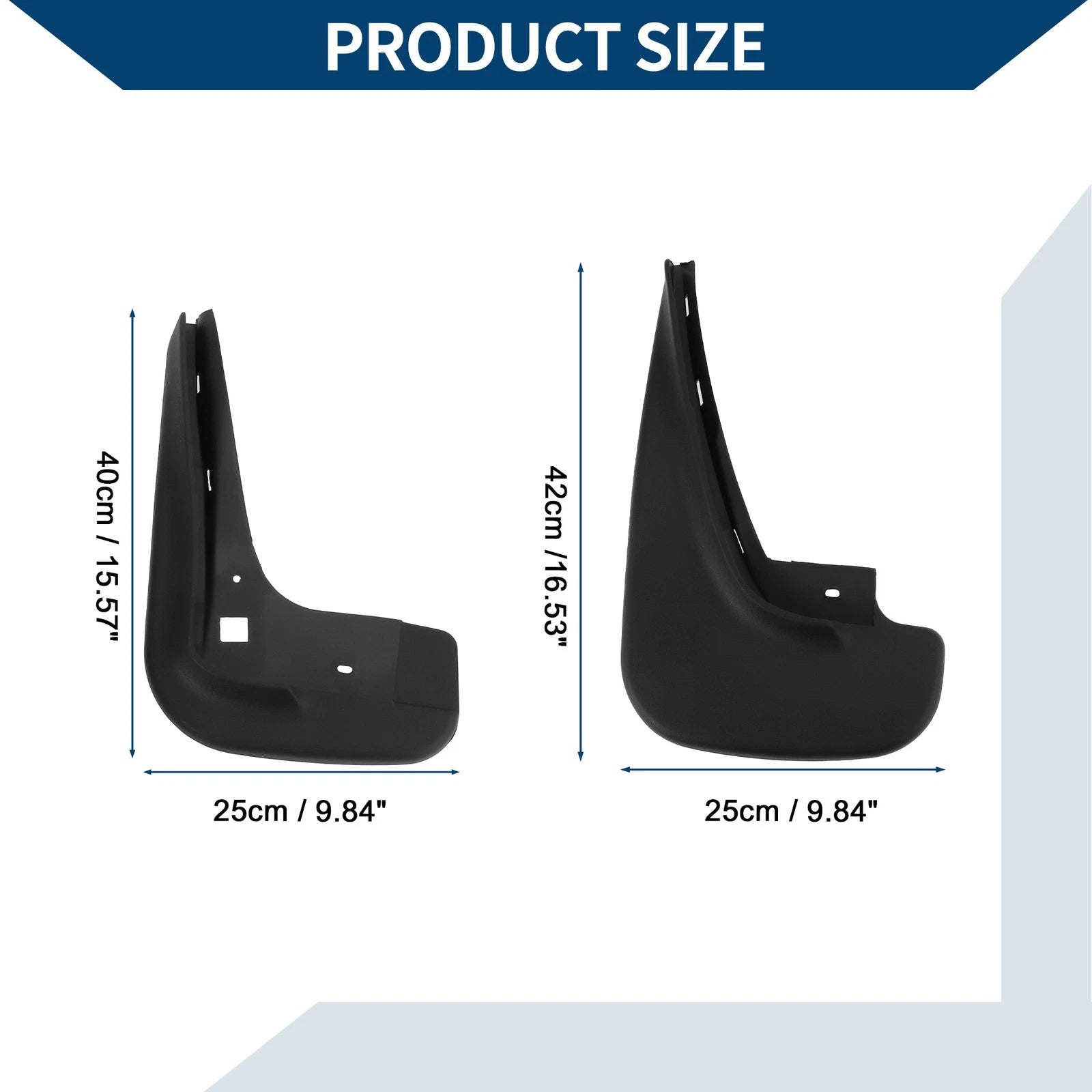 Mud Flaps Splash Guards 1 Set Mud Guards for BMW 7 Series L7 (1996–2004)
