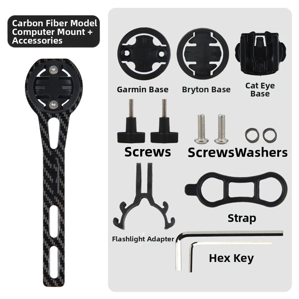 Bike Computer Mount Extension Bracket for Garmin Bikes