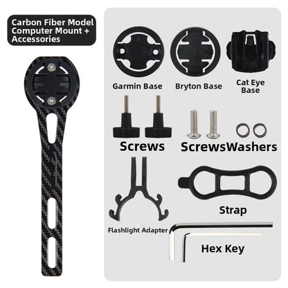 Bike Computer Mount Extension Bracket for Garmin Bikes