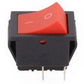Red Light Boat Shaped Switch 4Pin for Universal Use