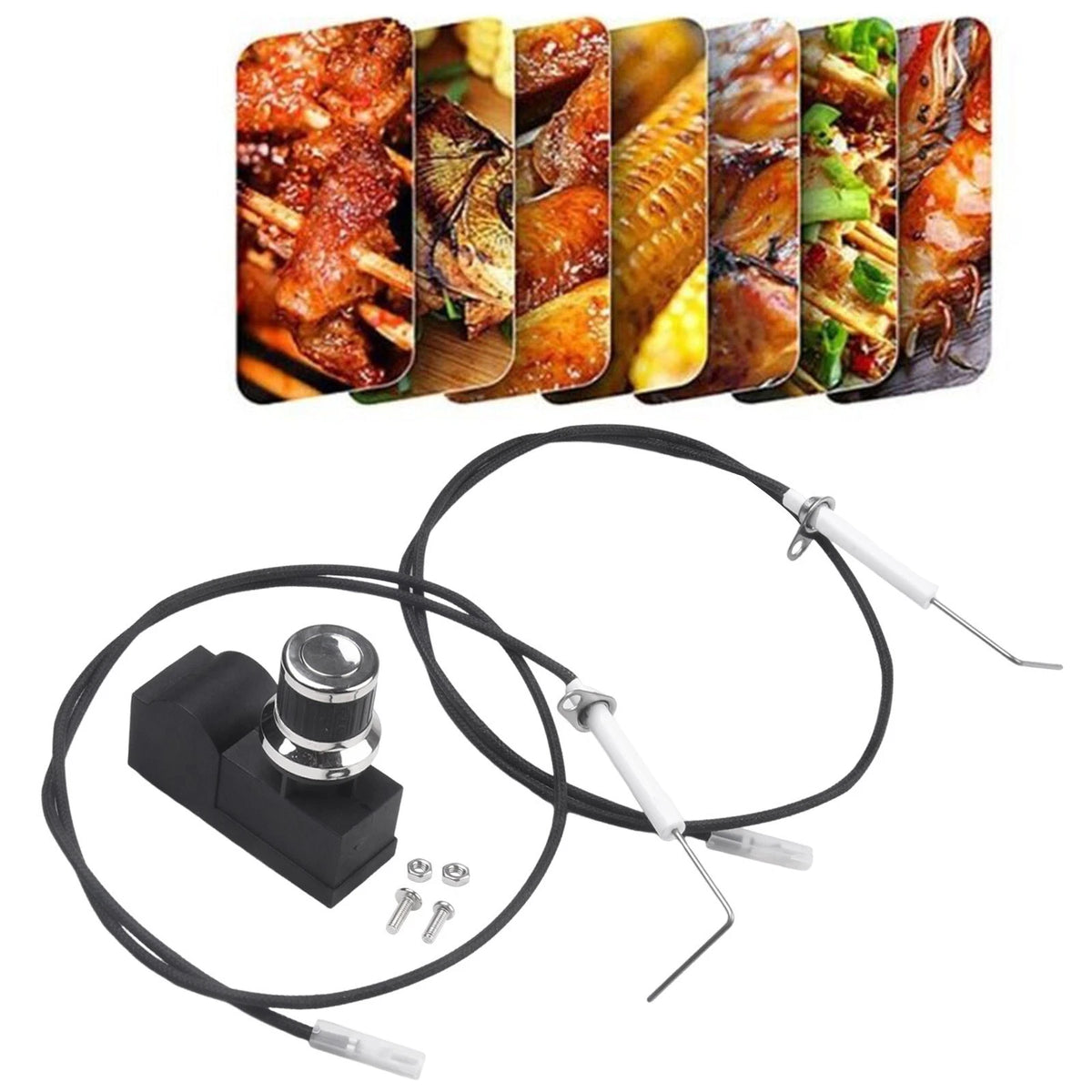 2X Electronic Grill Ignitor for Outdoor Cooking