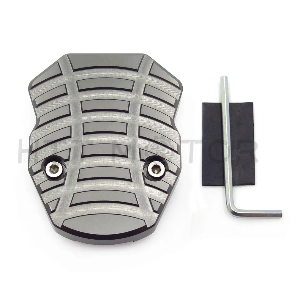 Side Pad Kickstand Extension Plate for Yamaha N-MAX155 (2015–2018) Gray