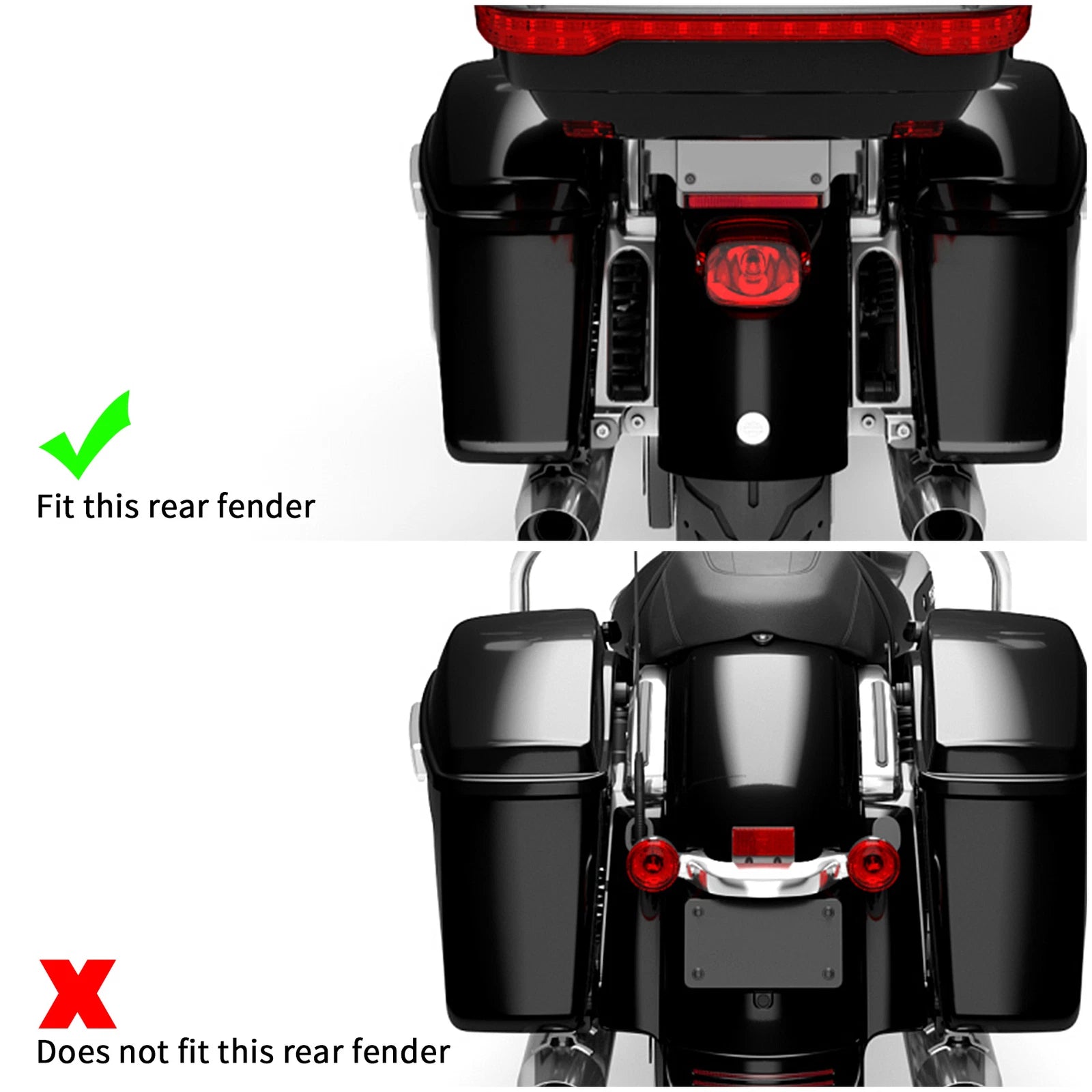 LED Saddlebags Inserts for Harley Electra Road Glide (2014–2023)