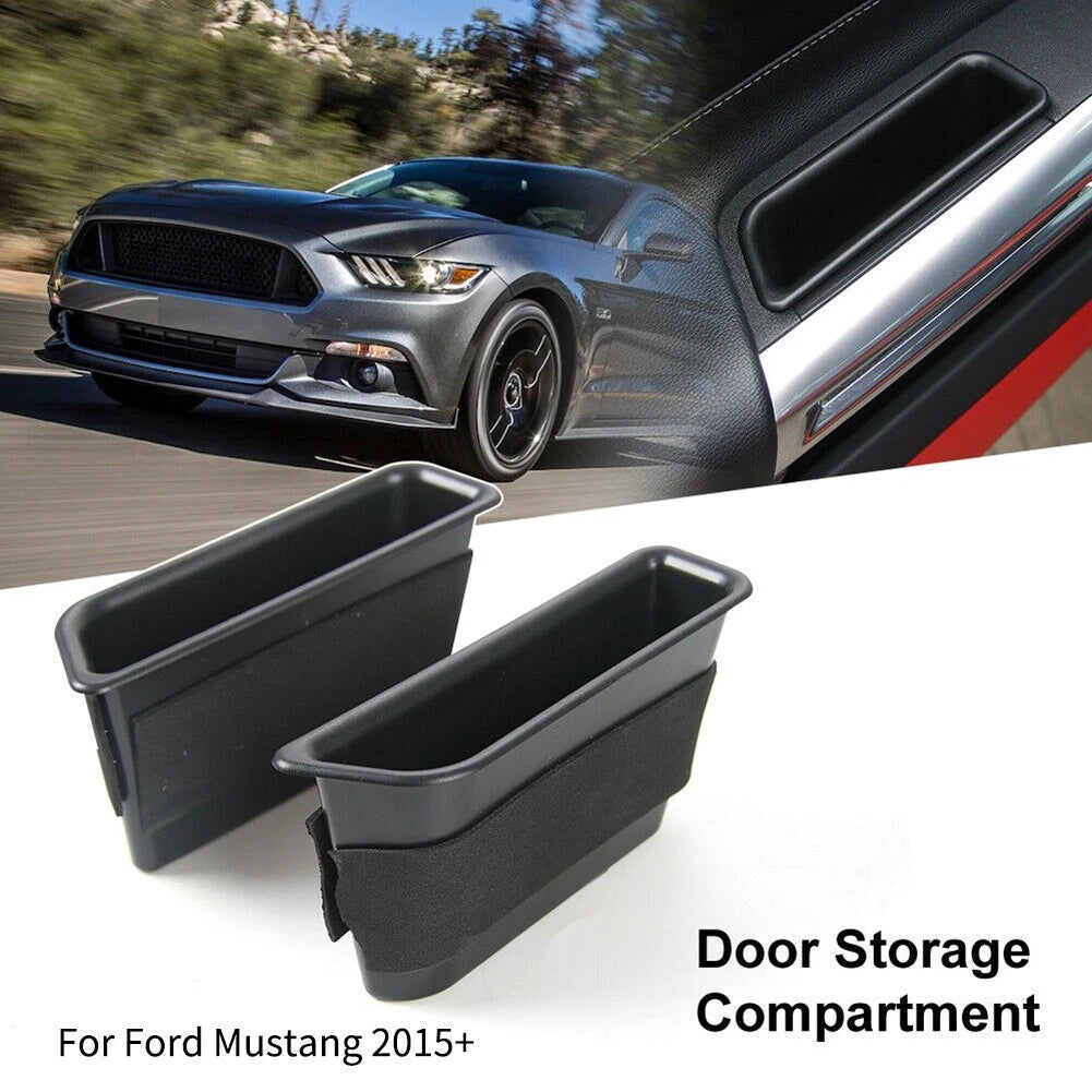 2pcs Inner Door Handle Storage Boxes for Mustang