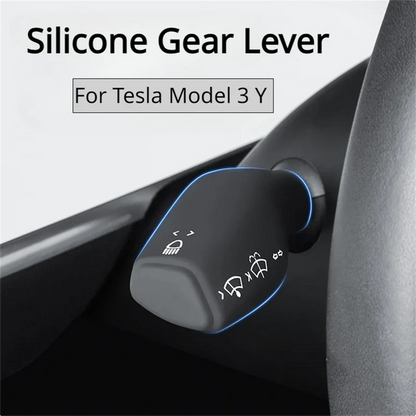 Silicone Shift Knob & Paddle Protection Cover for Tesla Model 3/Y (2017–2023)