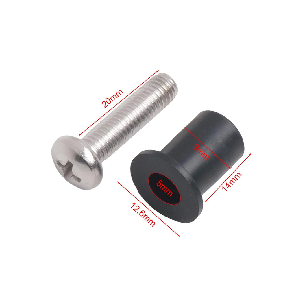 12PC Rubber Nuts Kit for Canoes and Boats (Universal)