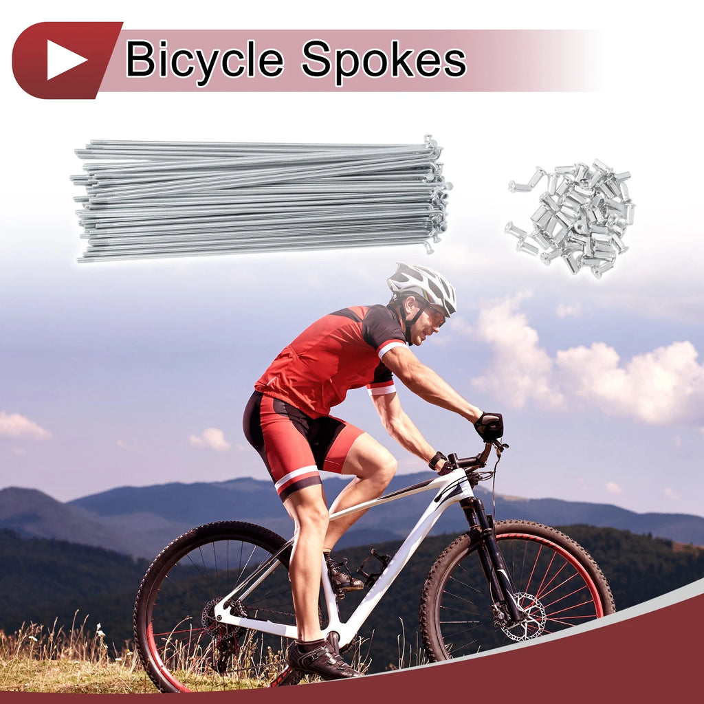 Bike Spoke Set 10G 235mm Replacement for Bicycle Wheels (2005–2015)