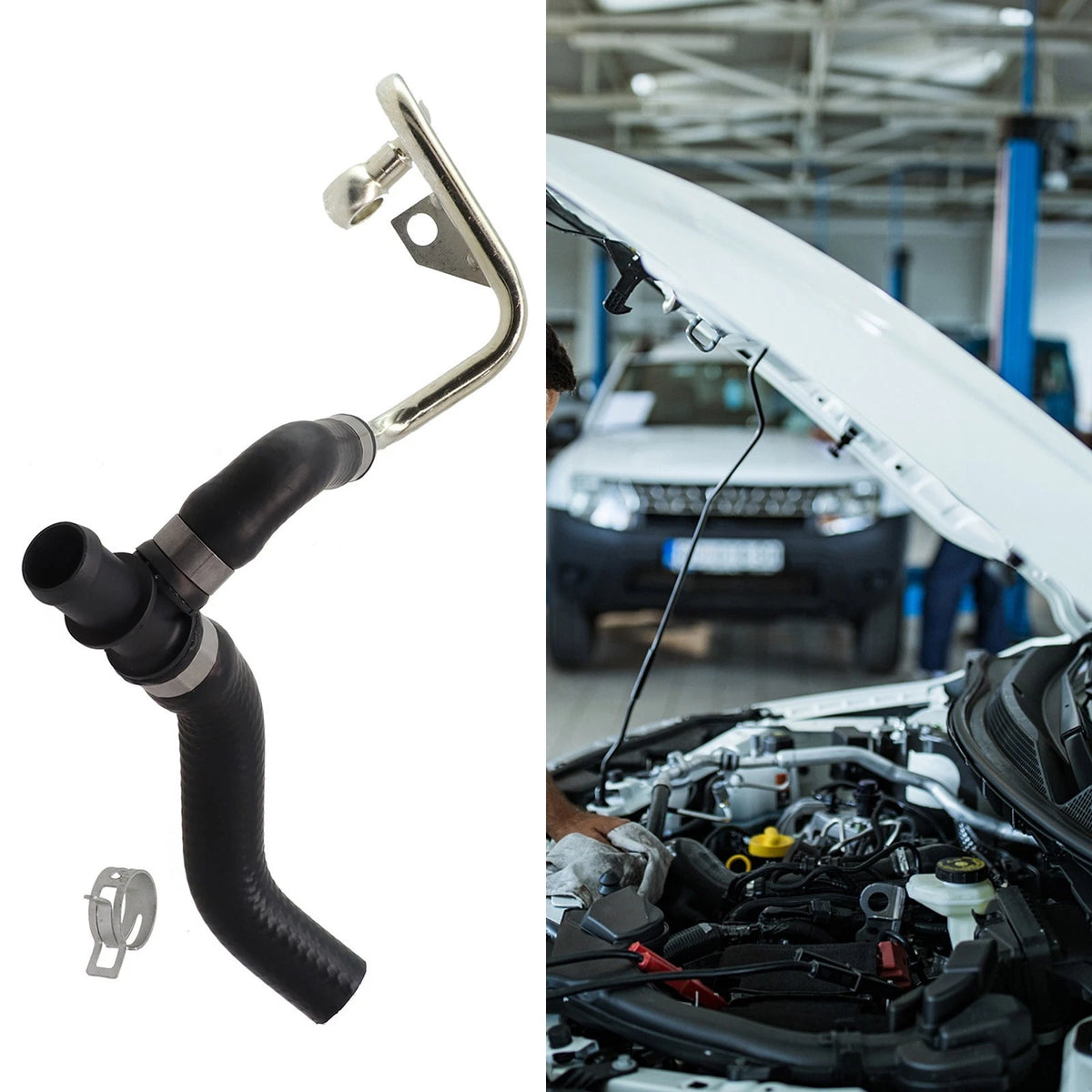 Turbocharger Engine Coolant Return Hose Pipe for BMW (11539845352, 11537645832)