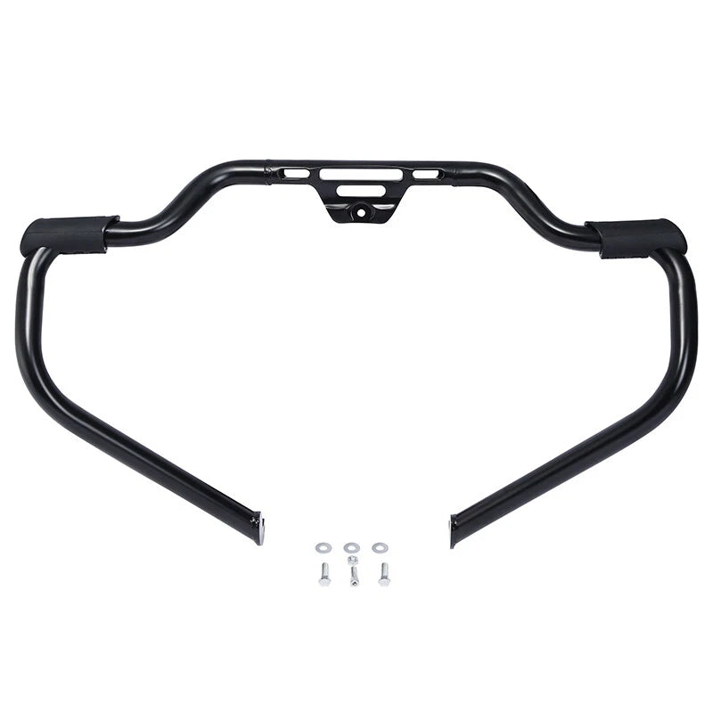 Matte Black Mustache Bar Engine Guard for Harley Softail (2000–2024)