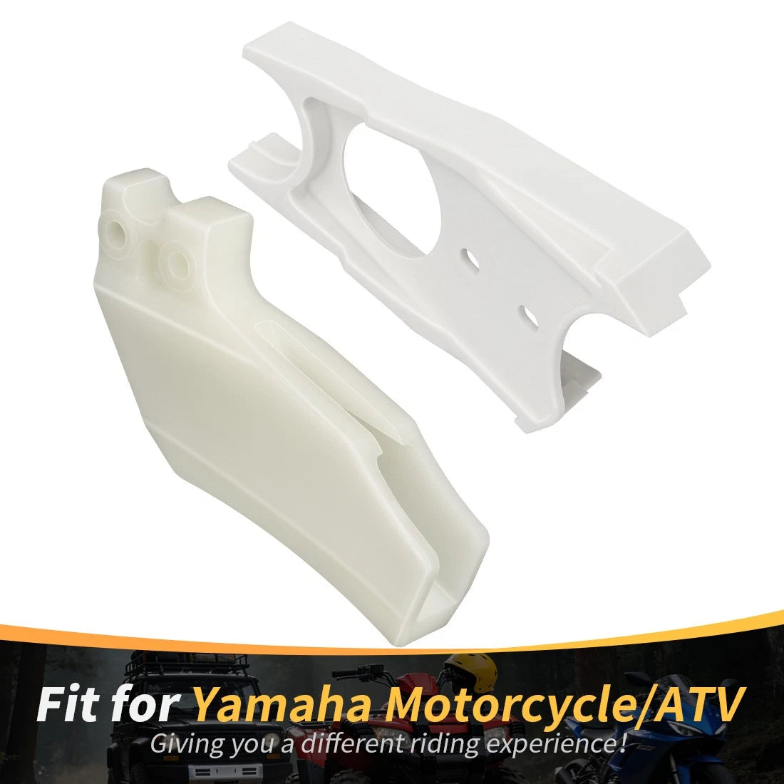 Swing Arm Chain Guide & Guard Seal for Yamaha YZ125 YZ250 YZ490 (1986–1990)