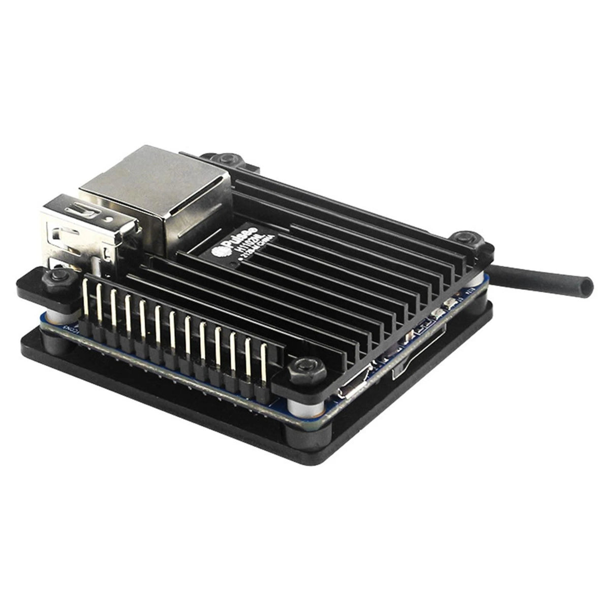 R Metal Aluminum Alloy Passive Cooling Heatsink Case for Orange Pi Zero